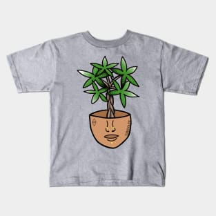 Money Tree Plant Person Kids T-Shirt